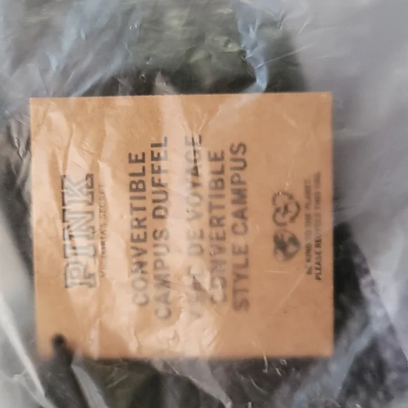 Victoria's Secret PINK Duffel Bag Convertible Backpack Unisex NWT - Picture 12 of 14